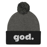 God Pom-Pom Beanie