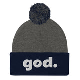 God Pom-Pom Beanie