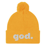 God Pom-Pom Beanie