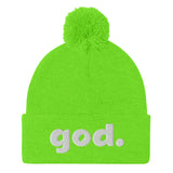 God Pom-Pom Beanie
