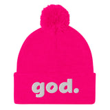 God Pom-Pom Beanie