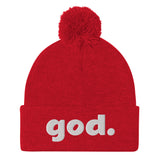God Pom-Pom Beanie